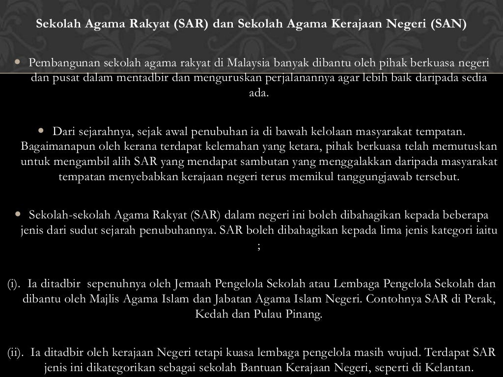 Pendidikan islam di malaysia