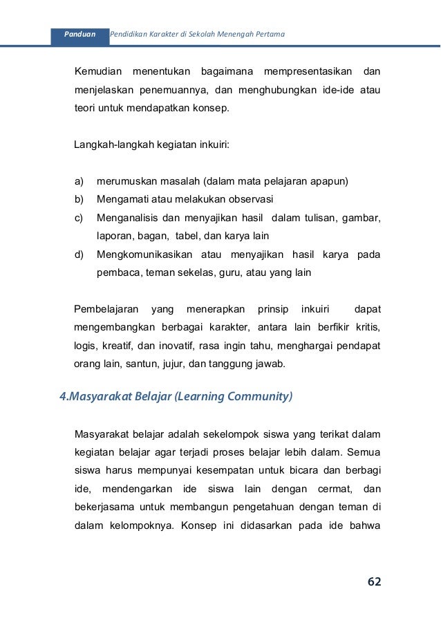 Contoh Laporan Penguatan Pendidikan Karakter Seputar Laporan