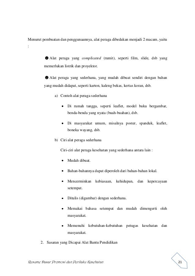 Contoh Essay Promosi Kesehatan