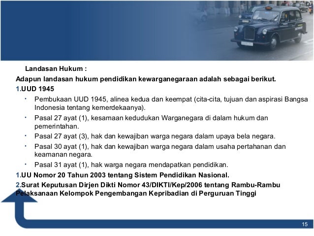 Pendidikan Kewarganegaraan