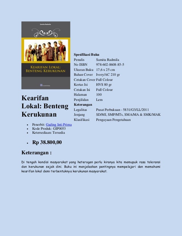Buku Pendidikan Kewarganegaraan dipasarkan oleh Perusahaan 