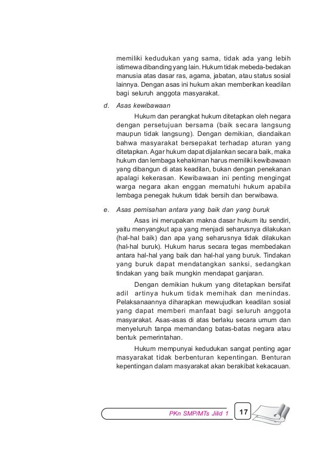 Pendidikan kewarganegaraan 1_kelas_7_parsono_2009