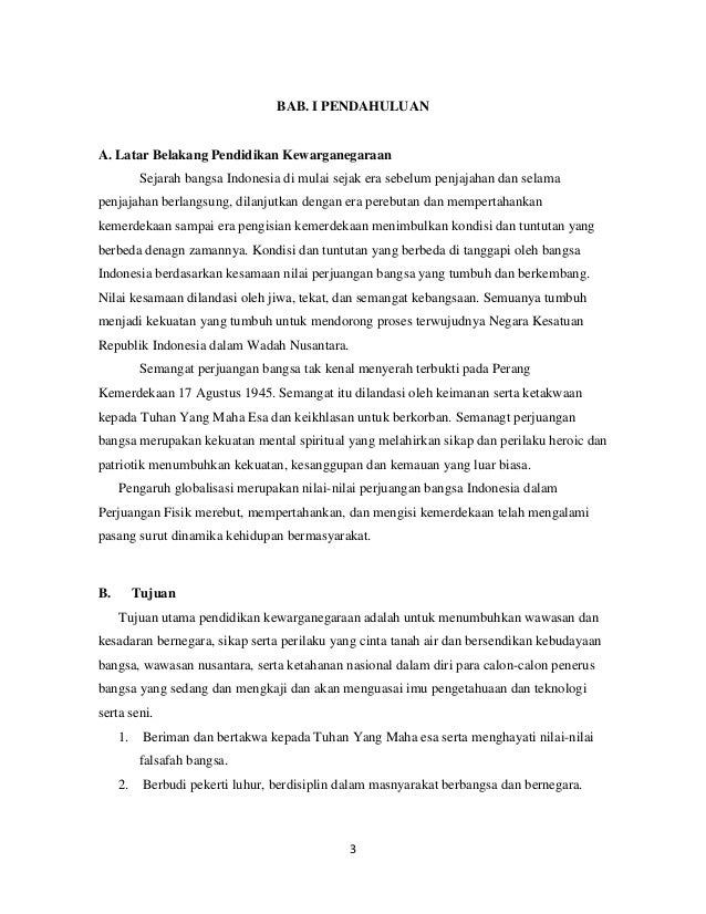 Pendidikan Kewarganegaraan Blan