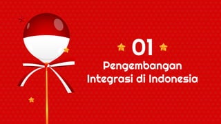Pengembangan
Integrasi di Indonesia
01
 