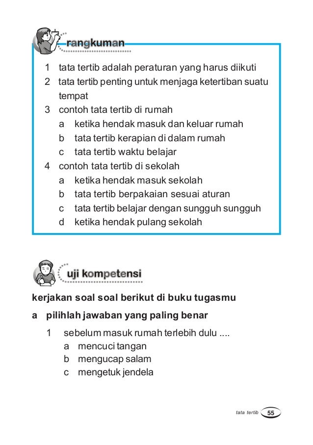 Pendidikan Kewarganegaraan Kelas 1 Sarjan