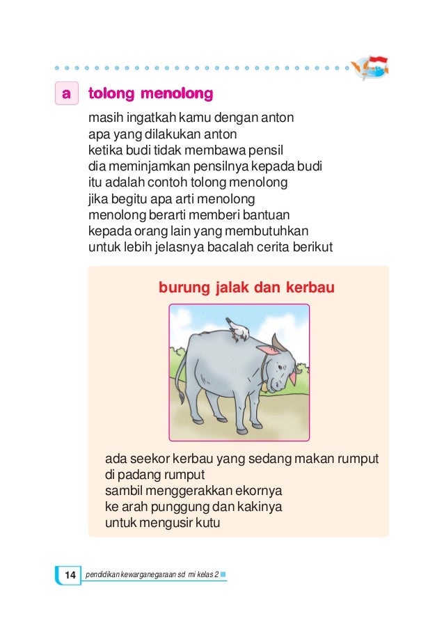 24 Gambar Kartun Kerbau Dan Burung Jalak  Gambar  Kartun 