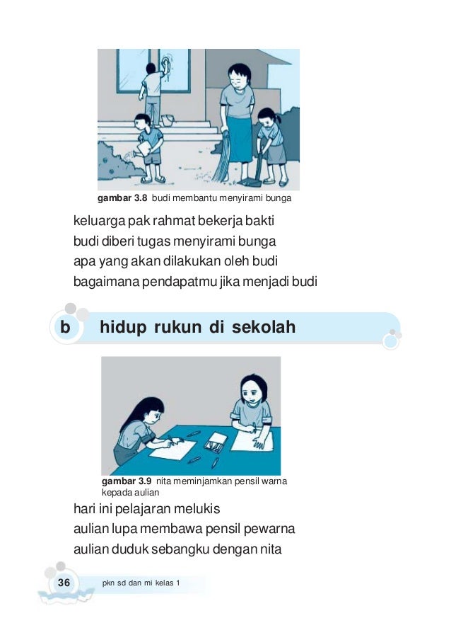 Pendidikan kewarganegaraan untuk kelas 1 - karsono