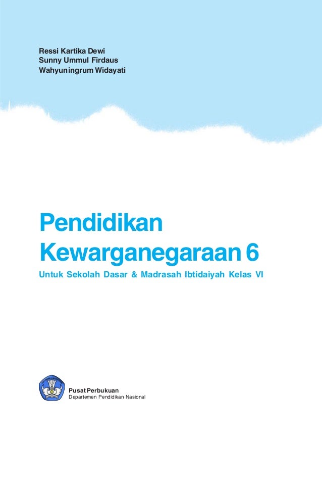 Pendidikan Kewarganegaraan Untuk Kelas 6