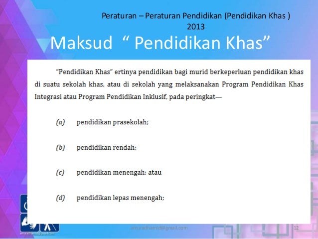 Pendidikan Khas