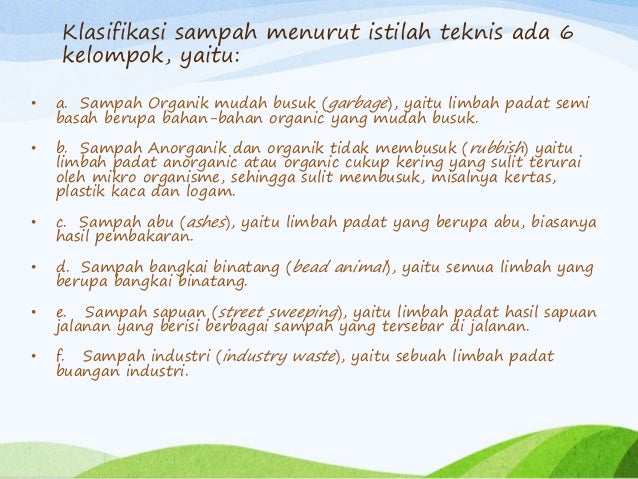 PLH pembuangan limbah rumah tangga dan air hujan