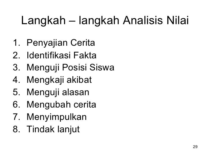 Pendidikan nilai