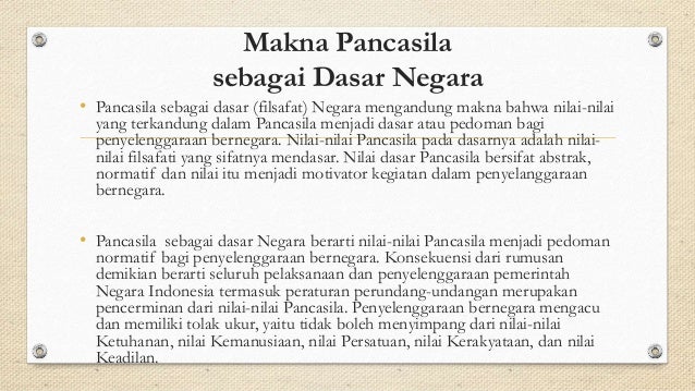 Pancasila Sebagai Dasar Negara Dan Ideologi Nasional Kelompok 1