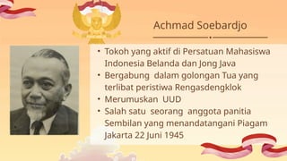 Tokoh Jong Java Sejarah dan Tokoh Perumus Pancasila: Lahirnya Dasar Negara Indonesia | PPTX