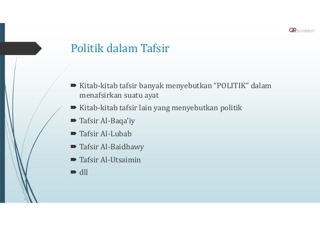pendidikan politik dalam islam pendidikan politik dalam islam