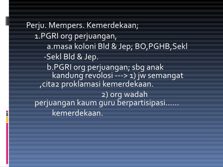 Pendidikan sejarah perjuangan persatuan guru republik 