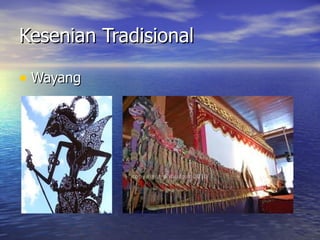 Kesenian Tradisional Wayang 
