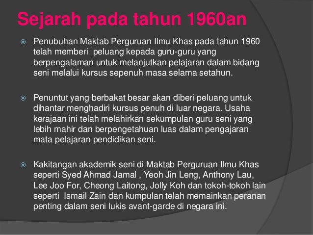 Sejarah Seni Visual Malaysia
