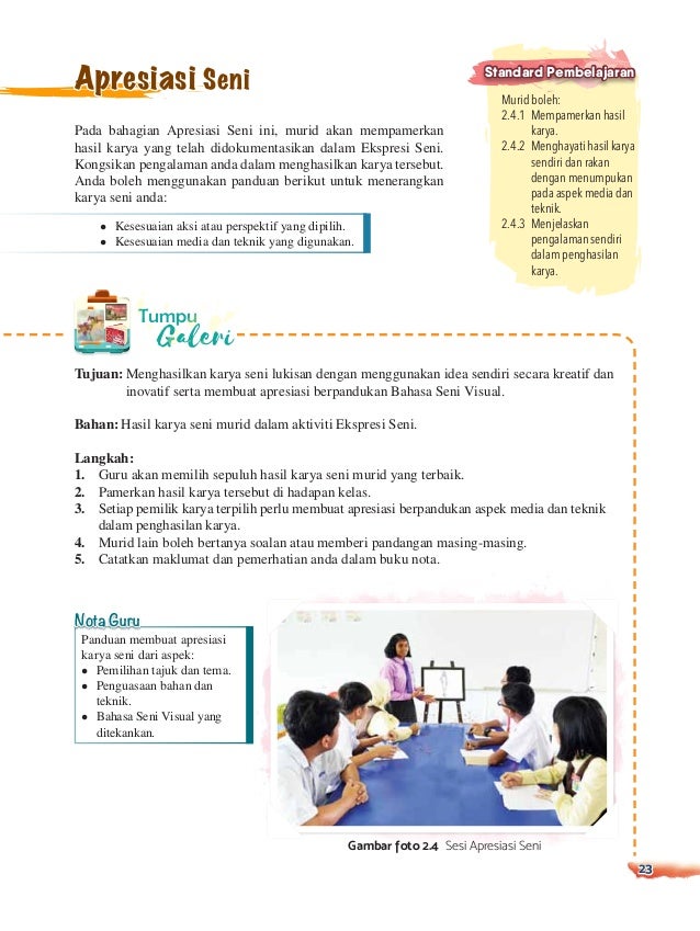 Nota Pendidikan Seni Visual Tingkatan 1  NOTA PENDIDIKAN SENI VISUAL