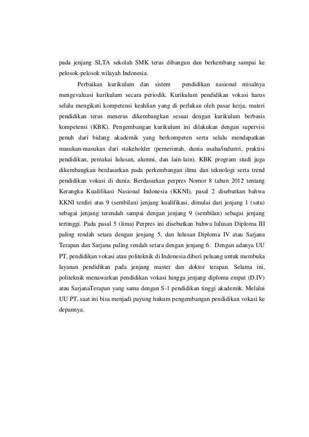 Pendidikan vokasi