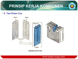 PRINSIP KERJA KOMPONEN 
3. Tipe Drawn Cup 
Teknik Instalasi Tenaga Listrik 
 