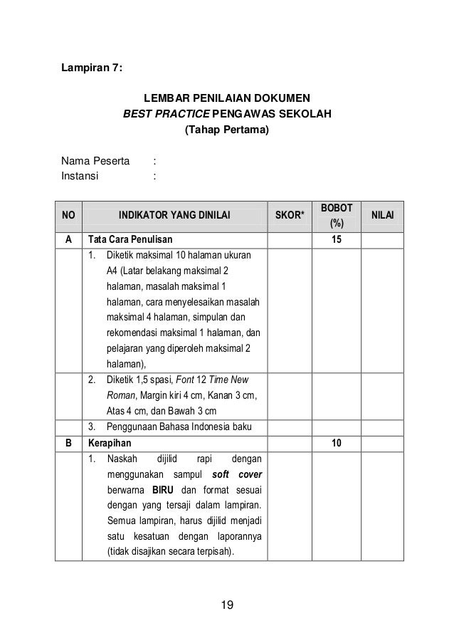 Pedoman lomba penulisan best practice 2015