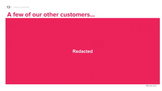 12
How Henry Schein Uses Pendo
Increased Customer Satisfaction
#pendostories
“On our last NPS poll in August, we saw a 55%
response rate! [...] Oh, and as a result of
improvements we made we raised our NPS by 53
points in 6 months”
- Dan Larsen, Director of Product
Management
 