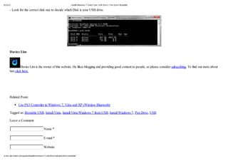 Pen drive bootable