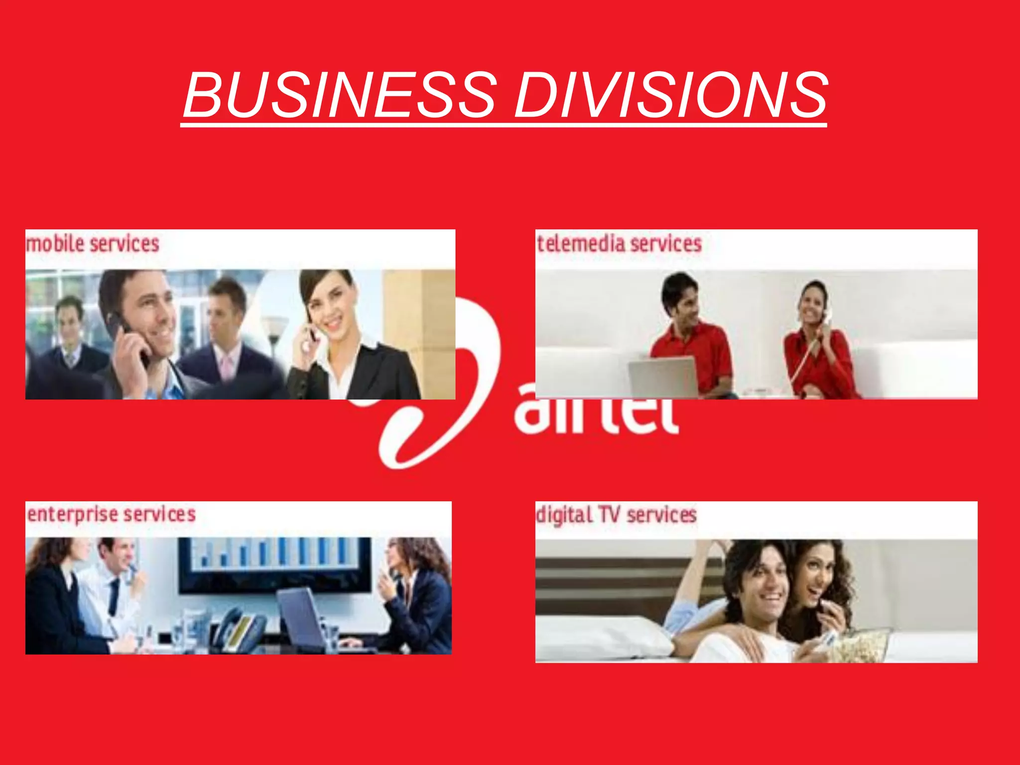 BUSINESS DIVISIONS
 