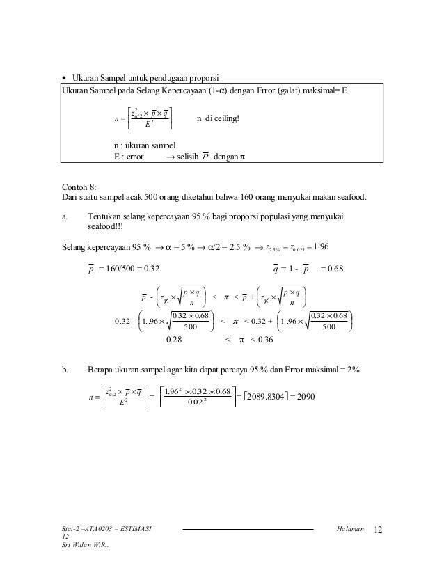 100+ Contoh Soal Pendugaan Parameter Terbaru Dikdasmen