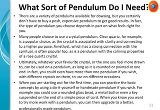 Pendulum dowsing | PPSX
