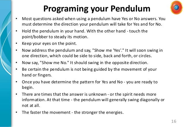 pendulum dowsing how pendulum works