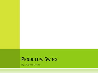 PENDULUM SWING
 