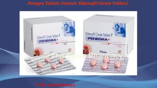 Penegra Tablets (Generic Sildenafil Citrate Tablets)
© The Swiss Pharmacy
 