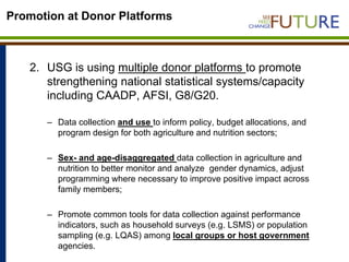 Designing baseline surveys for impact analysis and evaluation of progress