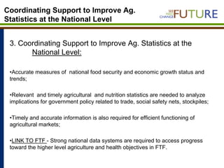 Designing baseline surveys for impact analysis and evaluation of progress
