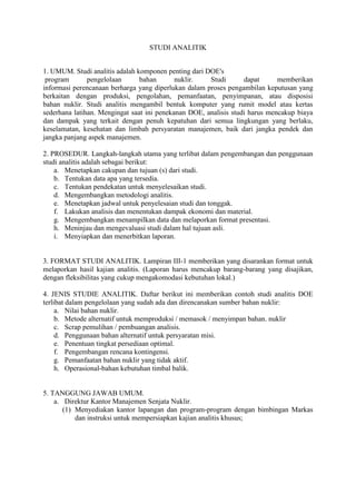 Penelitian Analitikal