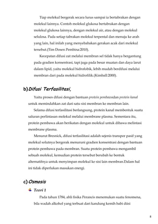 Difusi Merupakan Proses Pertukaran Zat Yang Berwujud Penelitian difusi dan osmosis