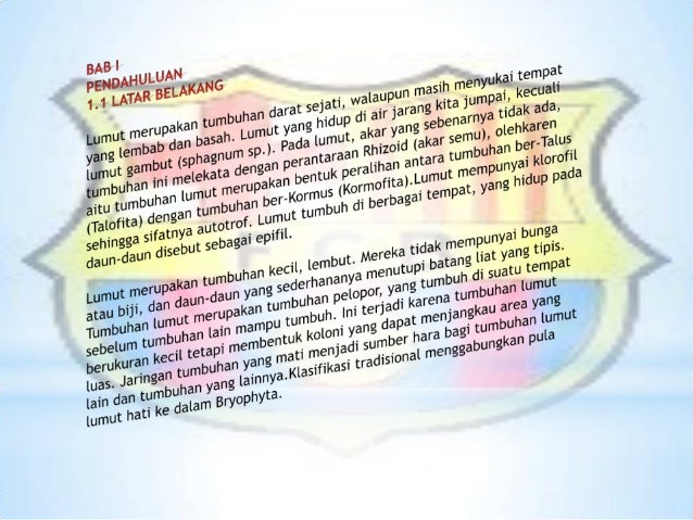 Penelitian ilmiah tentang tumbuhan lumut