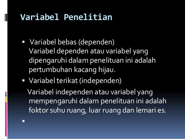 Penelitian kacang hijau