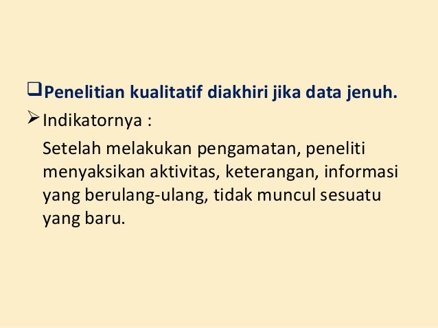 Penelitian kualitatif untuk penelitian pendidikan