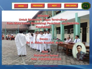 HOME PREVIOUS NEXT END SHOW
21/05/2014 http://sholahudinsanusi.blogspot.com 2
 