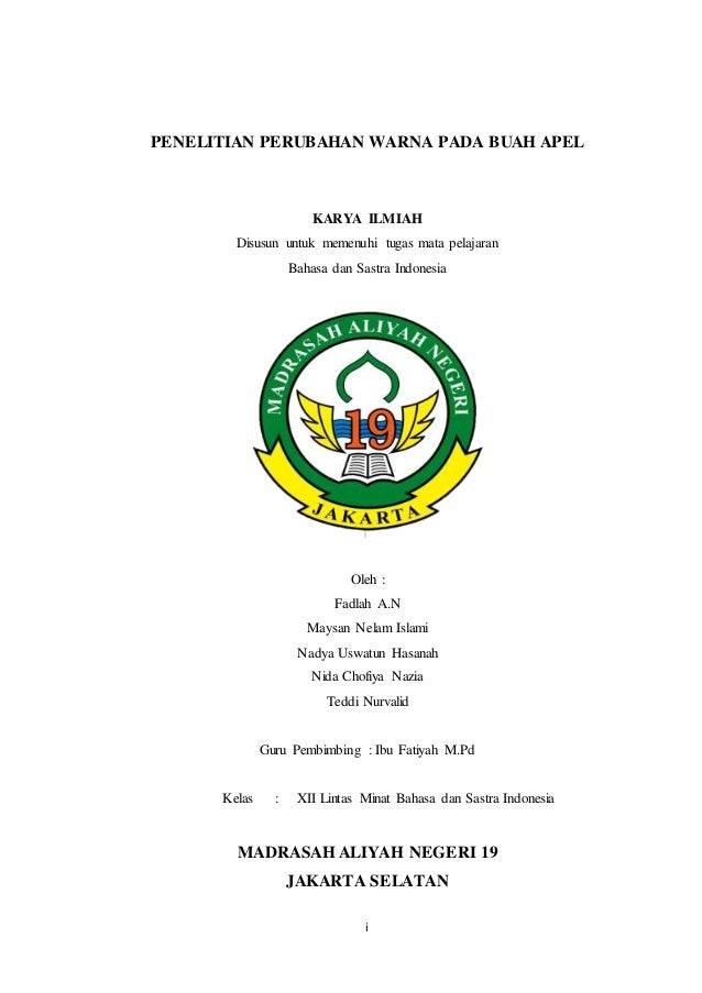 Karya Ilmiah Remaja
