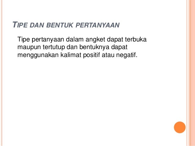 Metode pengambilan data penelitian kuantitatif