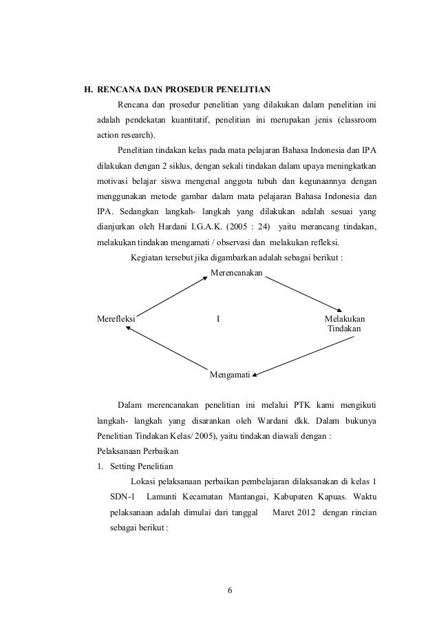 Penelitian Tindakan Kelas