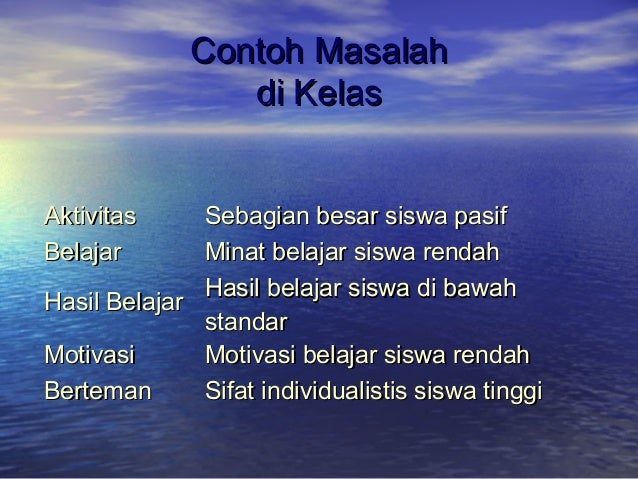 Penelitian tndkn kelas Penelitian tndkn kelas
