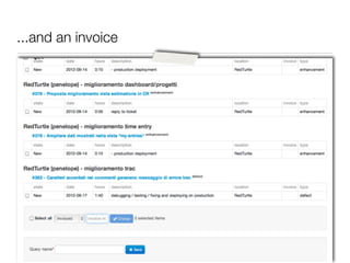 ...and an invoice
 