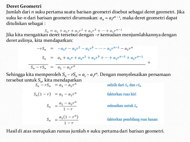 Contoh soal deret hitung matematika ekonomi