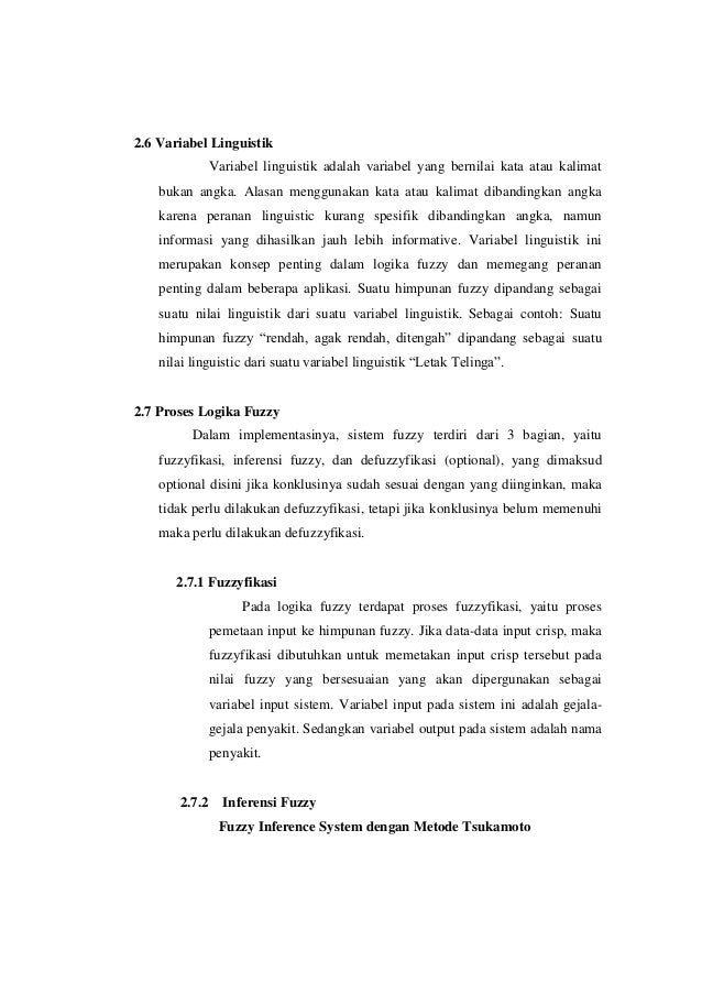 Penerapan fuzzy inference system (fis) tsukamoto dalam 