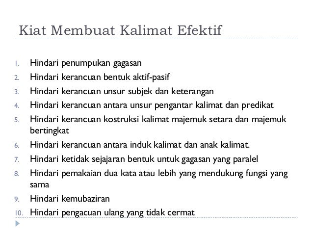 Penerapan Kaidah Bahasa