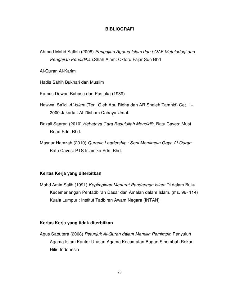 Penerapan kepimpinan islam dalam kalangan gp muhammad syahir